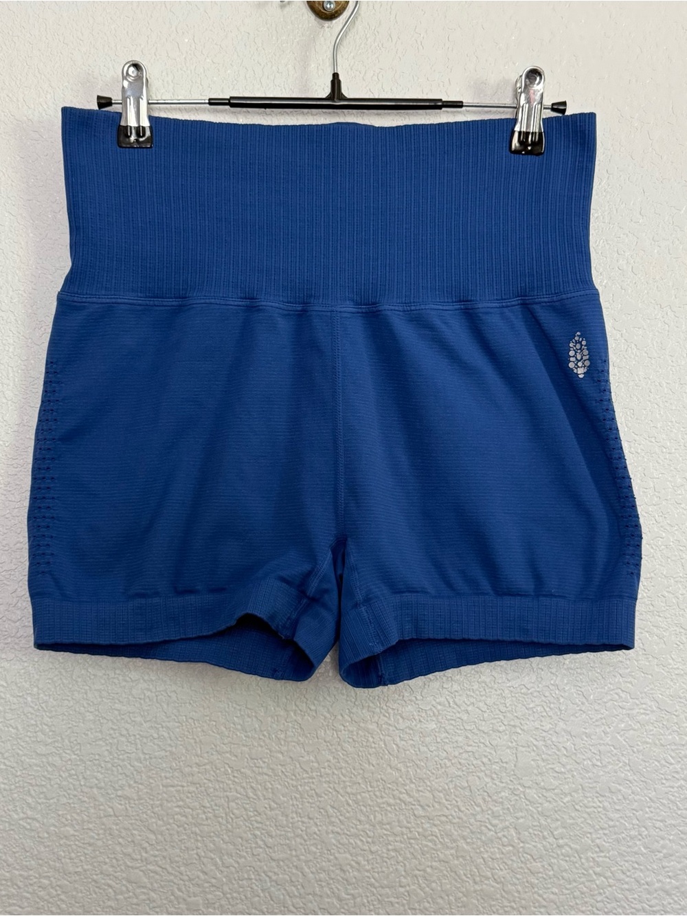 Free People Movement Good Karma Blue Shorts Large